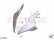 BMW Motorrad BMW 2021 S models S 1000 RR 21 (0E61, 0E63) Upper trim section | Upper trim section
