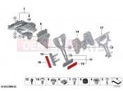 BMW Motorrad BMW 2021 S models S 1000 RR 21 (0E61, 0E63) Licence plate holder | Licence plate holder