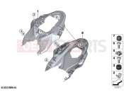 BMW Motorrad BMW 2021 S models S 1000 RR 21 (0E61, 0E63) Tail part 2 | Tail part 2