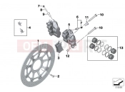 BMW Motorrad BMW 2021 S models S 1000 RR 21 (0E61, 0E63) Front wheel brake 3 | Front wheel brake 3