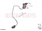 BMW Motorrad BMW 2021 S models S 1000 XR (0E41, 0E43) Operating unit for emergency call system | Operating unit for emergency call system