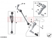 BMW Motorrad BMW 2021 S models S 1000 XR (0E41, 0E43) Outer gearshift parts | Outer gearshift parts