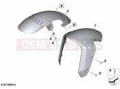BMW Motorrad BMW 2021 S models S 1000 XR (0E41, 0E43) Front-wheel cover | Front-wheel cover