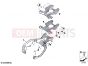 BMW Motorrad BMW 2020 S models S 1000 XR (0E41, 0E43) Topcase carrier 2 | Topcase carrier 2
