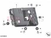 BMW Motorrad BMW 2020 S models S 1000 XR (0E41, 0E43) Bracket, control unit | Bracket, control unit