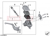 BMW Motorrad BMW 2020 S models S 1000 XR (0E41, 0E43) Control assembly fitting 2 | Control assembly fitting 2