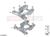 BMW Motorrad BMW 2020 S models S 1000 XR (0E41, 0E43) Topcase carrier 2 | Topcase carrier 2