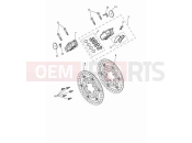 TRIUMPH Street Triple 765 R Front brake caliper & discs