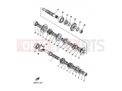 YAMAHA DT 125 DT125R (3RP2) 1990 TRANSMISSION