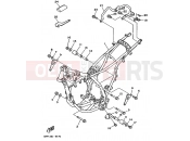 YAMAHA DT 125 DT125R (3RP2) 1990 FRAME