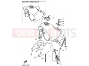 YAMAHA DT 125 DT125R (3RP2) 1990 FUEL TANK