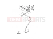 YAMAHA DT 125 DT125R (3RP2) 1990 FRONT MASTER CYLINDER