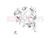YAMAHA DT 125 DT125R (3RP2) 1990 STAND & FOOTREST