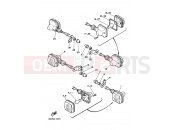 YAMAHA DT 125 DT125R (3RP2) 1990 FLASHER LIGHT
