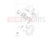 YAMAHA YZF-R125 YZF-R125 YZF125-A (BGV3) 2022 REAR BRAKE CALIPER