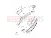 YAMAHA Tricity 300 TRICITY 300 MWD300 (BED8) 2022 SIDE COVER