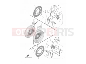 YAMAHA Tricity 300 TRICITY 300 MWD300 (BED8) 2022 FRONT BRAKE CALIPER