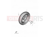 YAMAHA Tricity 300 TRICITY 300 MWD300 (BED8) 2022 REAR WHEEL