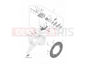 YAMAHA Tricity 300 TRICITY 300 MWD300 (BED8) 2022 REAR BRAKE CALIPER