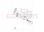 YAMAHA X-Max 300 CZD 300 XMAX 300 POLICE CZD300P-AB (BGS4) 2022 OIL PUMP