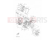 YAMAHA X-Max 300 CZD 300 XMAX 300 POLICE CZD300P-AB (BGS4) 2022 CRANKCASE