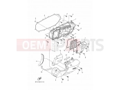 YAMAHA X-Max 300 CZD 300 XMAX 300 POLICE CZD300P-AB (BGS4) 2022 CRANKCASE COVER 1