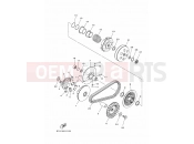 YAMAHA X-Max 300 CZD 300 XMAX 300 POLICE CZD300P-AB (BGS4) 2022 CLUTCH