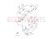 YAMAHA X-Max 300 CZD 300 XMAX 300 POLICE CZD300P-AB (BGS4) 2022 SIDE COVER