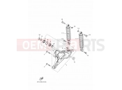 YAMAHA X-Max 300 CZD 300 XMAX 300 POLICE CZD300P-AB (BGS4) 2022 REAR ARM & SUSPENSION