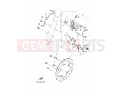 YAMAHA X-Max 300 CZD 300 XMAX 300 POLICE CZD300P-AB (BGS4) 2022 FRONT BRAKE CALIPER