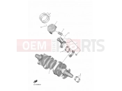 YAMAHA YZF-R6 YZF-R6 YZF600W (BN6U) 2022 CRANKSHAFT & PISTON