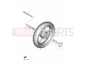 YAMAHA YZF-R6 YZF-R6 YZF600W (BN6U) 2022 FRONT WHEEL