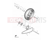 YAMAHA YZF-R6 YZF-R6 YZF600W (BN6U) 2022 REAR WHEEL