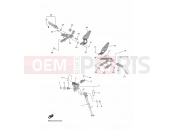 YAMAHA YZF-R6 YZF-R6 YZF600W (BN6U) 2022 STAND & FOOTREST