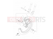 YAMAHA XTZ 700 Tenere TENERE 700 (SOUTH AFRICA) XTZ690 (BMB8) 2023 FRONT WHEEL