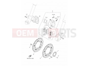 YAMAHA XTZ 700 Tenere TENERE 700 (SOUTH AFRICA) XTZ690 (BMB8) 2023 FRONT BRAKE CALIPER