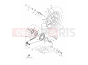 YAMAHA XTZ 700 Tenere TENERE 700 (SOUTH AFRICA) XTZ690 (BMB8) 2023 REAR WHEEL