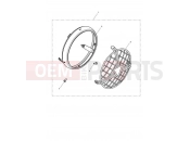 Triumph 2022 STREET SCRAMBLER Grille & Bezel, Headlight