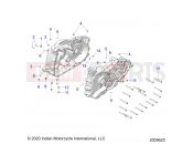 INDIAN 2023 CHIEF BOBBER DARK HORSE 116 ALL OPTIONS (R01) (N23DLDBH) ENGINE | ENGINE, CRANKCASE - N23DLDBH ALL OPTIONS (200962C)