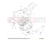 INDIAN 2023 CHIEF BOBBER DARK HORSE 116 ALL OPTIONS (R01) (N23DLDBH) ENGINE | ENGINE, ENGINE MOUNTING - N23DLDBH ALL OPTIONS (201255C)