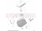 INDIAN 2023 CHIEFTAIN LIMITED ALL OPTIONS (R01) (N23TCABB) BODY | BODY, SADDLEBAG ASM. - N23TCABB ALL OPTIONS (201640C)