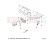 INDIAN 2023 CHIEFTAIN STANDARD 116 (R01) (N23TCBBB) ENGINE » ENGINE, OIL FILTER/ADAPTOR, and DIPSTICK - ALL OPTIONS (200967C)