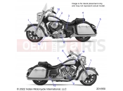 INDIAN SPRINGFIELD 111 ALL OPTIONS (R01) (N23THAAA) BODY | BODY, EMBLEMS/DECALS - N23THAAA ALL OPTIONS (201850)