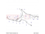 Polaris 2024 ATV INTL SPORTSMAN 570 SP EU/ZUG TRACTOR (R01) - A24SHE57FS/S57FS/CS/CP ENGINE | ENGINE, COOLING SYSTEM, HOSES - A24SHE57FS/S57FS/CS/CP (C0211235-3)