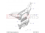 Polaris 2024 ATV SPORTSMAN 450 EPS HO 50S (R01) - A24SEE50B1/B3 BODY | BODY, FRONT BUMPER - A24SEE50B1/B3 (C0211236-1)