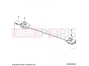 Polaris 2024 ATV SPORTSMAN 450 EPS HO 50S (R01) - A24SEE50B1/B3 DRIVE TRAIN | DRIVE TRAIN, FRONT PROP SHAFT - A24SEE50B1/B3 (C0211414-3)