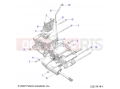 Polaris 2024 ATV SPORTSMAN 450 EPS HO 50S (R01) - A24SEE50B1/B3 DRIVE TRAIN | DRIVE TRAIN, MAIN GEARCASE MOUNTING - A24SEE50B1/B3 (C0211414-1)