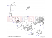 Polaris 2024 ATV SPORTSMAN 570 PS EBS RC LE (R03) (A24SHR57AM) CHASSIS | CHASSIS, WINCH - A24SHR57AM (C102381)