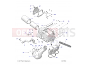 Polaris 2024 ATV SPORTSMAN XP 1000 HIGH LIFTER (R01) (A24SXM95AL) ENGINE | ENGINE, AIR INTAKE - A24SXM95AL (C0211540)