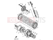 YAMAHA XTZ 750 Super Tenere XTZ750 SUPERTENERE (3TD2) 1990 CLUTCH